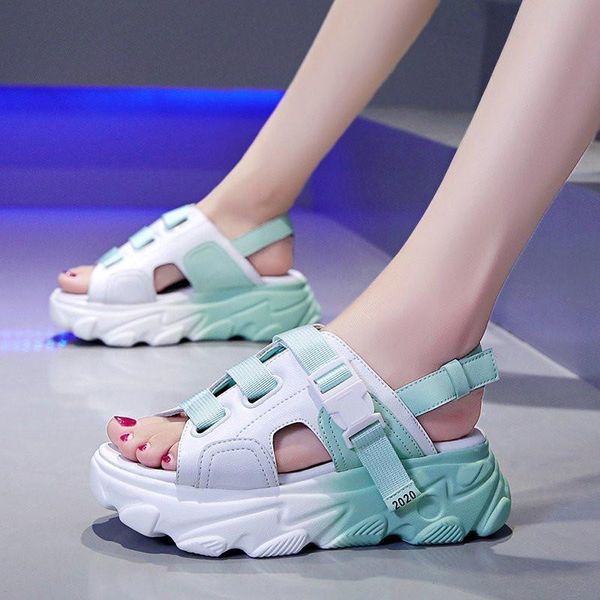 sandals summer chunky women 5.5cm wedge high heels shoes female buckle platform leather casual slippers woman sandal, Black
sandals summer chunky women 5.5cm wedge high heels shoes female buckle platform leather casual slippers woman sandal, Black