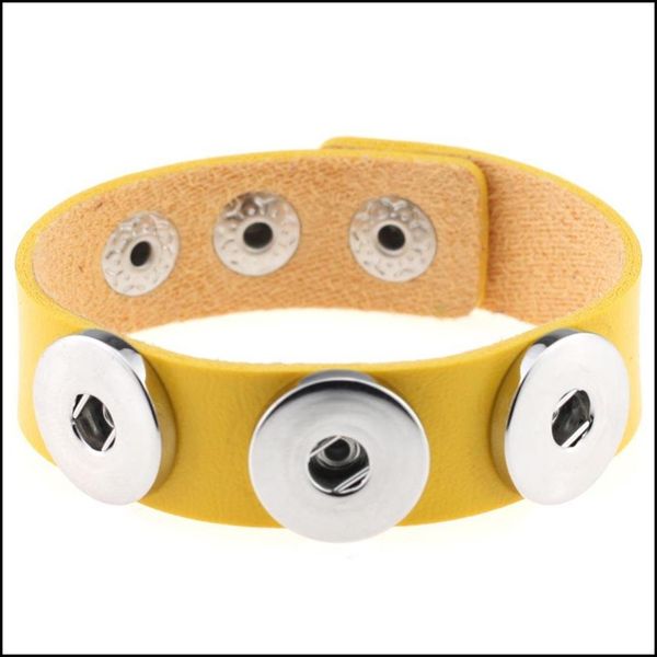 jewelry chunk punk leather bangle drill fit for button charm interchangeable bracelets noosa snaps bangles drop delivery 2021 yscts, Golden;silver
jewelry chunk punk leather bangle drill fit for button charm interchangeable bracelets noosa snaps bangles drop delivery 2021 yscts, Golden;silver