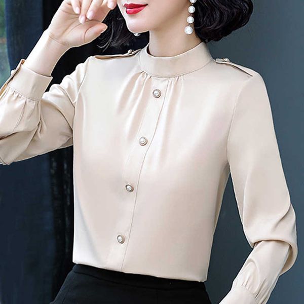 long sleeve chiffon blouse shirt blouse women blusas mujer de moda stand collar blouse women blusa women clothing e141 210602, White
long sleeve chiffon blouse shirt blouse women blusas mujer de moda stand collar blouse women blusa women clothing e141 210602, White