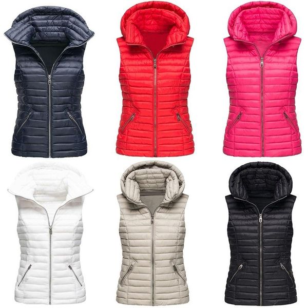 women's vests 2021 fashion autumn stand collar cotton women elegant solid simple zipper coats casual plus size ladies, Black;white
women's vests 2021 fashion autumn stand collar cotton women elegant solid simple zipper coats casual plus size ladies, Black;white