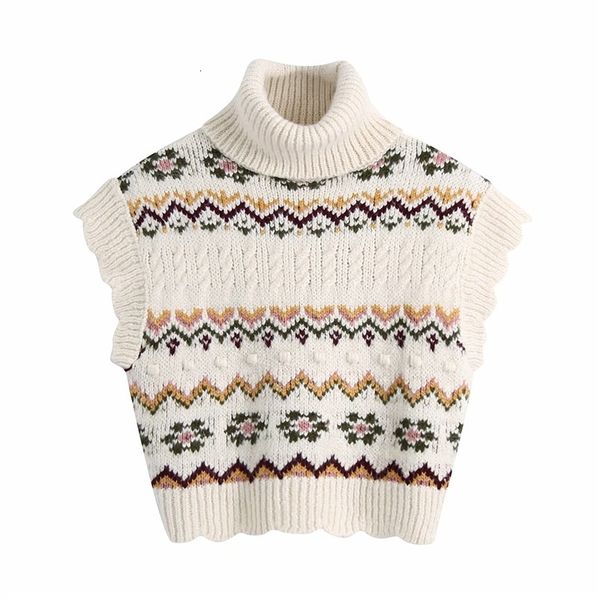 women's sweaters streetwear women geometry jacquard fashion ladies ruffles knitted vest causal female chic turtleneck pullovers 26, White;black
women's sweaters streetwear women geometry jacquard fashion ladies ruffles knitted vest causal female chic turtleneck pullovers 26, White;black