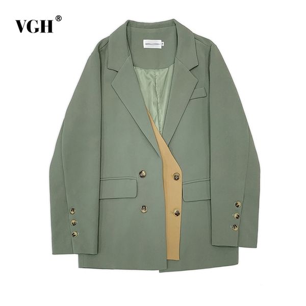 casual blazers for women notched long sleeve patchwork hit color loose designer coats female spring clothes fashion 210531, White;black
casual blazers for women notched long sleeve patchwork hit color loose designer coats female spring clothes fashion 210531, White;black