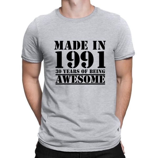 men's t-shirts funny 30th birthday t shirt men made in 1991 30 years of being awesome mens harajuku t-shirt oversized streetwear cotton, White;black
men's t-shirts funny 30th birthday t shirt men made in 1991 30 years of being awesome mens harajuku t-shirt oversized streetwear cotton, White;black