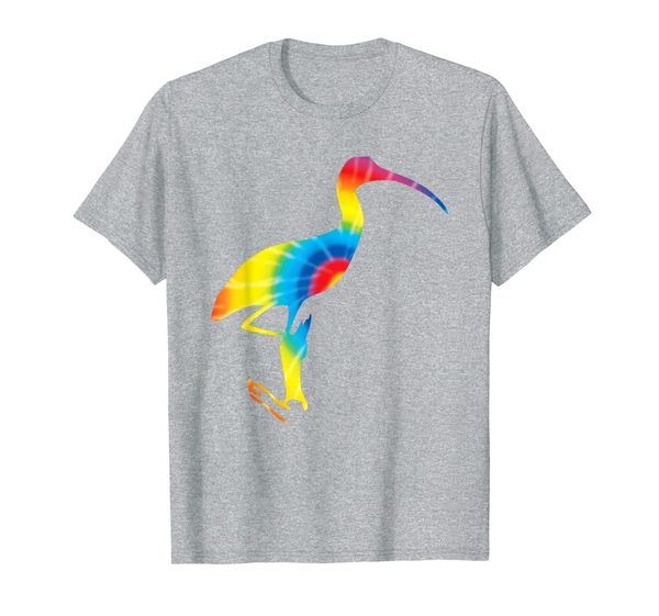 tie dye ibis rainbow print bird wading hippie peace gift t-shirt, White;black
tie dye ibis rainbow print bird wading hippie peace gift t-shirt, White;black