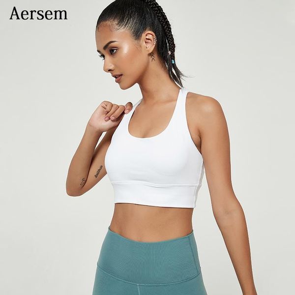 gym clothing aersem women sports bras cross bandage fitness yoga crop tight barbell workout bra running girls black white, White;black
gym clothing aersem women sports bras cross bandage fitness yoga crop tight barbell workout bra running girls black white, White;black