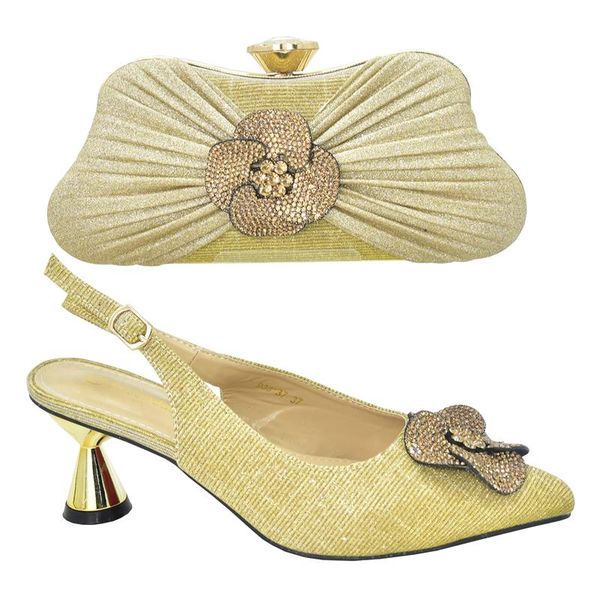 dress shoes gold italy match african wedding shoe bag set italian ladies high-quality high-heel sandals, Black
dress shoes gold italy match african wedding shoe bag set italian ladies high-quality high-heel sandals, Black