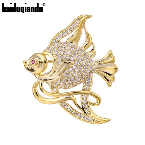 pins, brooches baiduqiandu cz cubic zirconia fish pins for women men gold/rose gold/white 3-color marine life brooch, Gray
pins, brooches baiduqiandu cz cubic zirconia fish pins for women men gold/rose gold/white 3-color marine life brooch, Gray