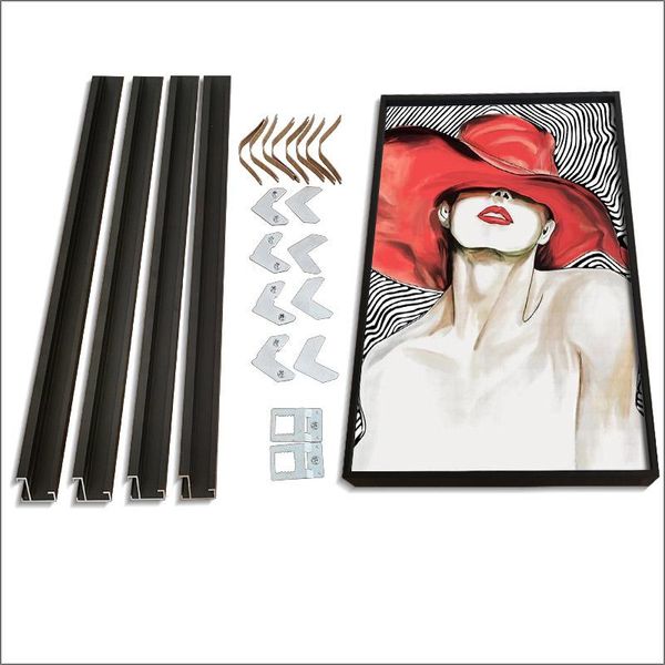 frames aluminum alloy po frame black gold canvas poster portrait diamond painting decorative picture frame.40x50cm
frames aluminum alloy po frame black gold canvas poster portrait diamond painting decorative picture frame.40x50cm