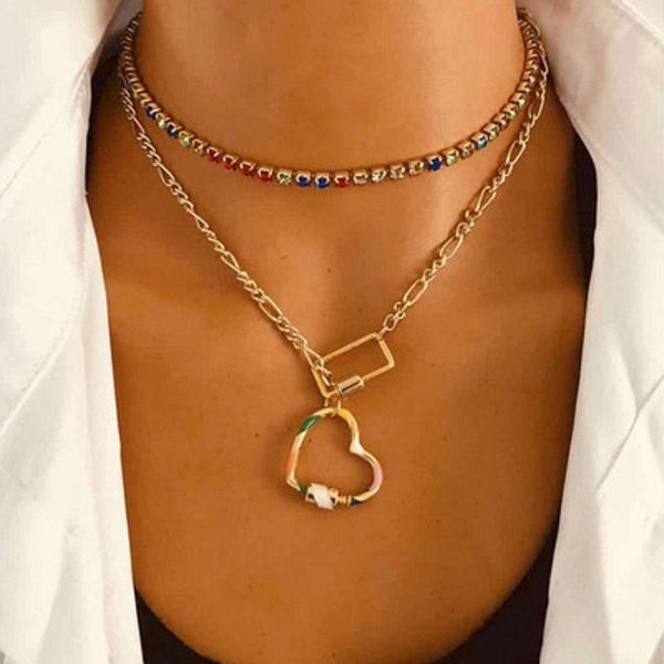 pendant necklaces find me alloy dripping oil rhinestone color necklace fashion double heart for women jewelry accessories, Silver
pendant necklaces find me alloy dripping oil rhinestone color necklace fashion double heart for women jewelry accessories, Silver