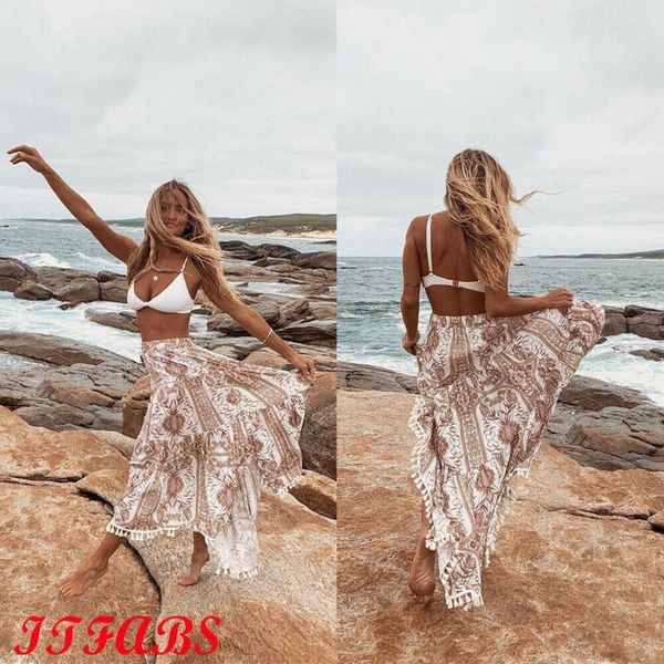 women ladies girls fashion casual chic summer pleated skirt high waist bohemian boho beach skirts, Black
women ladies girls fashion casual chic summer pleated skirt high waist bohemian boho beach skirts, Black
