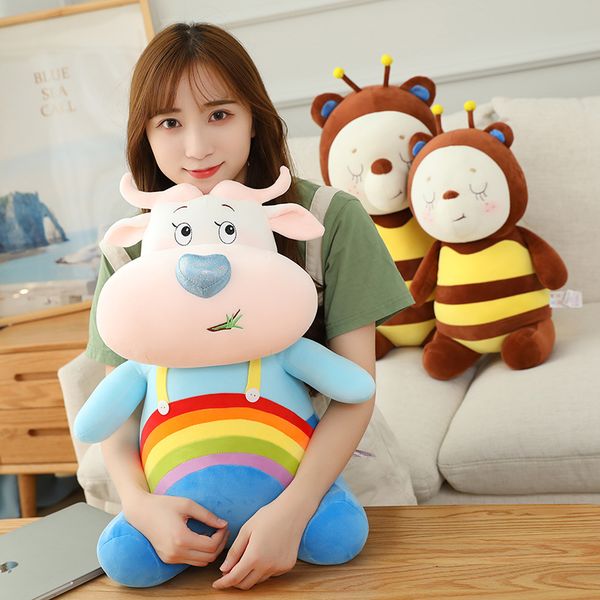 40cm kawaii plush rainbow cattle toy stuffed animal soft plushie bee pillow doll toys for girls children birthday christmas gift
40cm kawaii plush rainbow cattle toy stuffed animal soft plushie bee pillow doll toys for girls children birthday christmas gift