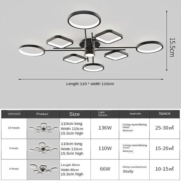 nordic modern living room led ceiling lamp bedroom restaurant chandelier el villa factory direct sales lights
nordic modern living room led ceiling lamp bedroom restaurant chandelier el villa factory direct sales lights