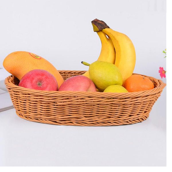 storage baskets 1pc pp plastic rattan basket hand-woven wicker perspective fruit / vegetable kitchen display tool for picnics
storage baskets 1pc pp plastic rattan basket hand-woven wicker perspective fruit / vegetable kitchen display tool for picnics