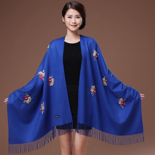scarves jacquard flower pashmina women warm shawls cashmere blend wrap large size chal tippet ultra long muffler muslim hijab, Blue;gray
scarves jacquard flower pashmina women warm shawls cashmere blend wrap large size chal tippet ultra long muffler muslim hijab, Blue;gray