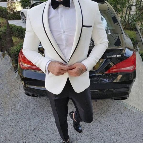 men's suits & blazers tpsaade classic tuxedos groom wedding shawl lapel men mens tuxedo costumes (jacket+pants), White;black
men's suits & blazers tpsaade classic tuxedos groom wedding shawl lapel men mens tuxedo costumes (jacket+pants), White;black
