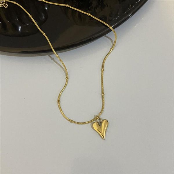 pendant necklaces titanium steel necklace simple commuter vintage love clavicle chain female wild sweater, Silver
pendant necklaces titanium steel necklace simple commuter vintage love clavicle chain female wild sweater, Silver