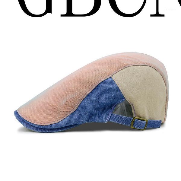 short brim beret gradient color all-match female spring hat men outdoor stroll sun wash denim good berets, Blue;gray
short brim beret gradient color all-match female spring hat men outdoor stroll sun wash denim good berets, Blue;gray