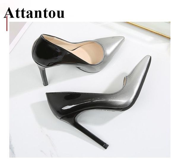 classic pateng leather pumps thin high heels plus size 35 to 46 women fashion office lady shoes wedding party mix color shoe dress, Black
classic pateng leather pumps thin high heels plus size 35 to 46 women fashion office lady shoes wedding party mix color shoe dress, Black