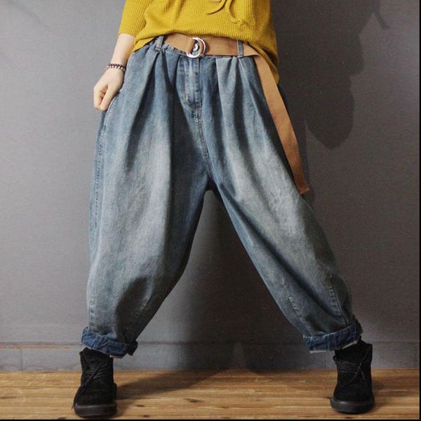 autumn casual denim harem womens pants spring do old cotton loose jeans women vintage retro lantern, Black;white
autumn casual denim harem womens pants spring do old cotton loose jeans women vintage retro lantern, Black;white