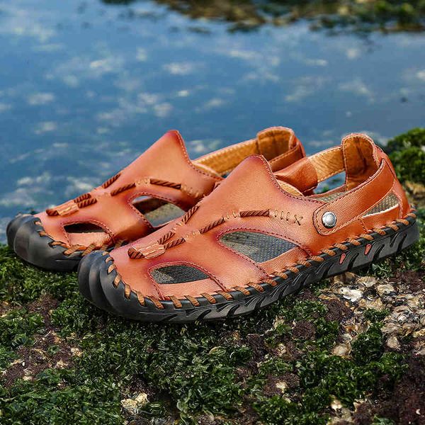 slippers classic sandals shoes for men's summer breathable genuine leather casual comfortable driving beach outdoor shoes 1n4u, Black
slippers classic sandals shoes for men's summer breathable genuine leather casual comfortable driving beach outdoor shoes 1n4u, Black
