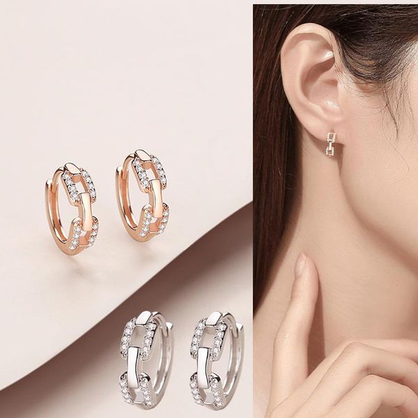 hoop & huggie 925 sterling silver square chain earrings fashion jewelry luxury european american gold dainty diamond for women, Golden;silver
hoop & huggie 925 sterling silver square chain earrings fashion jewelry luxury european american gold dainty diamond for women, Golden;silver