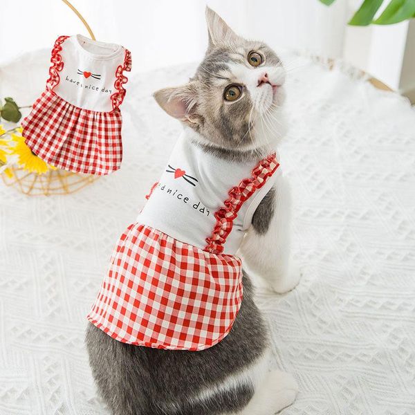 sweet princess cat dress lattice breathable dresses for small cute puppy clothes teedy summer skirt drop costumes
sweet princess cat dress lattice breathable dresses for small cute puppy clothes teedy summer skirt drop costumes