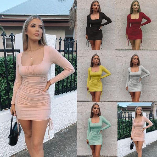 casual dresses autumn winter low cut dress women 2021 elegent femme party long sleeve gothic clothes woman bodycon modis soild, Black;gray
casual dresses autumn winter low cut dress women 2021 elegent femme party long sleeve gothic clothes woman bodycon modis soild, Black;gray