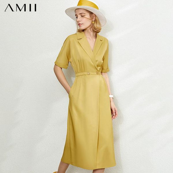 casual dresses amii minimalism spring summer fashion lapel solid women dress causal elastic waist half sleeve calf-length female 12021076, Black;gray
casual dresses amii minimalism spring summer fashion lapel solid women dress causal elastic waist half sleeve calf-length female 12021076, Black;gray
