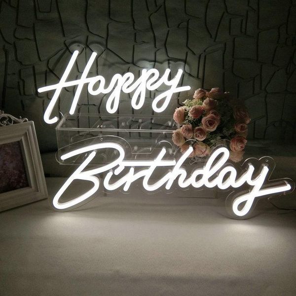 other lighting bulbs & tubes custom happy birthday led flex transparent acrylic neon light oh baby letter board party background wall decor
other lighting bulbs & tubes custom happy birthday led flex transparent acrylic neon light oh baby letter board party background wall decor