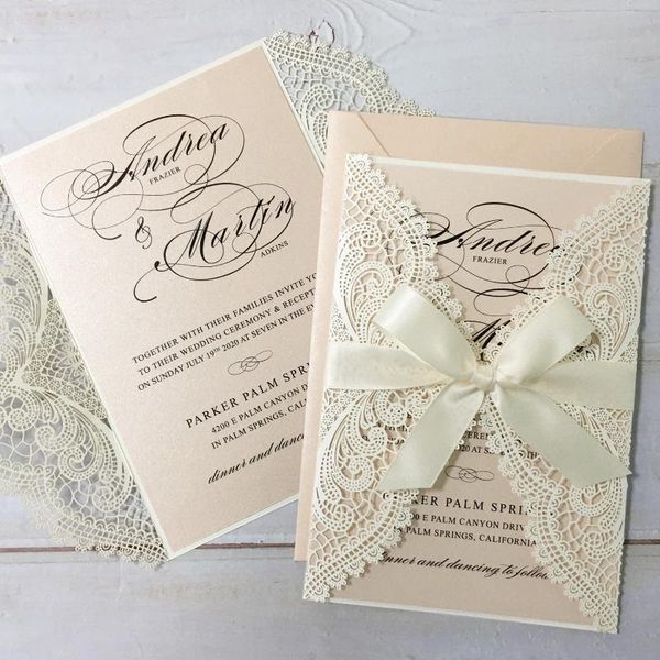 greeting cards laser cutting wedding invitations with rsvp blush pink shimmer invitation - set of 50pcs
greeting cards laser cutting wedding invitations with rsvp blush pink shimmer invitation - set of 50pcs
