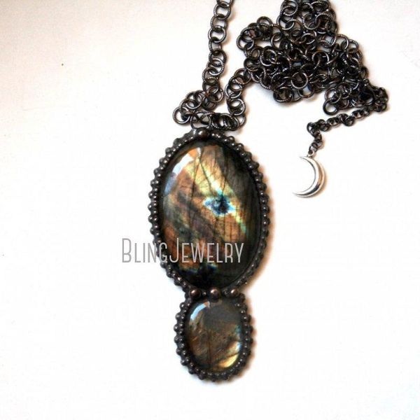 chains nm40611 massive labradorite orbit necklace rainbow pink purple statement, Silver
chains nm40611 massive labradorite orbit necklace rainbow pink purple statement, Silver