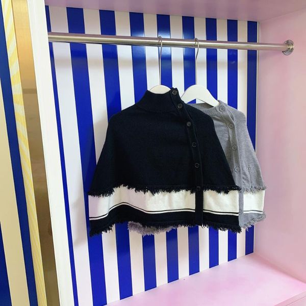 pullover quality high european and america style winter letter knitted baby girl clothes cloak soft material girls cover outfits, Blue
pullover quality high european and america style winter letter knitted baby girl clothes cloak soft material girls cover outfits, Blue