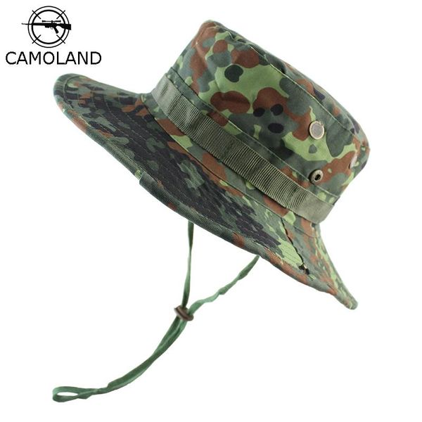 cloches camoland camouflage bucket hats for male panama hat tactical sniper boonie mens army military outdoor hiking
cloches camoland camouflage bucket hats for male panama hat tactical sniper boonie mens army military outdoor hiking