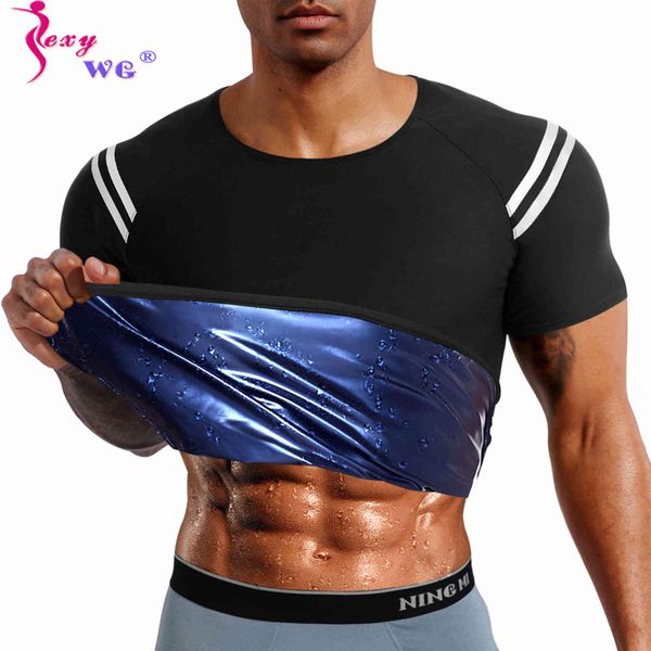 men's sauna suit, comprsion training cloth, fitns short sve weight loss vt, coach waist, sports et, Black
men's sauna suit, comprsion training cloth, fitns short sve weight loss vt, coach waist, sports et, Black
