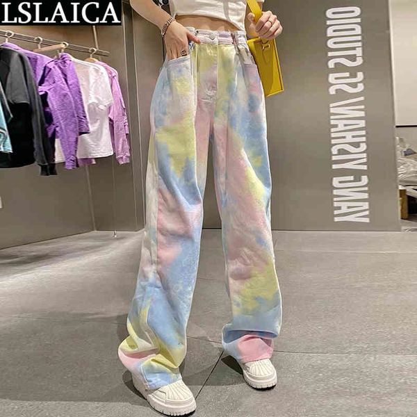 pant women fashion spring summer high waist tie-dye print casual woman pants streetwear jeans lady wide legs 210520, Blue
pant women fashion spring summer high waist tie-dye print casual woman pants streetwear jeans lady wide legs 210520, Blue