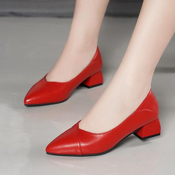 dress shoes 2021 fashion med heels spring autumn ladies pointed toe shallow pumps women elegant prom wedding female, Black
dress shoes 2021 fashion med heels spring autumn ladies pointed toe shallow pumps women elegant prom wedding female, Black