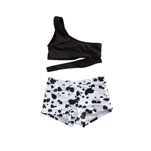 little girl's 2 pcs set one sling sleeve sleeveless solid color hollowing out crop and print short pants swimsuit one-pieces, Black
little girl's 2 pcs set one sling sleeve sleeveless solid color hollowing out crop and print short pants swimsuit one-pieces, Black