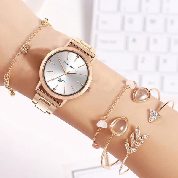 wristwatches 5 pcs women's watches bracelet ladies women watch luxury quartz wristwatch for girl clock relogio feminino wrist, Slivery;brown
wristwatches 5 pcs women's watches bracelet ladies women watch luxury quartz wristwatch for girl clock relogio feminino wrist, Slivery;brown