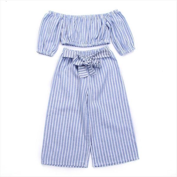 fast baby kids girls clothes off shoulder long sleeve t shirt loose stripe bowknot pants outfits set, White
fast baby kids girls clothes off shoulder long sleeve t shirt loose stripe bowknot pants outfits set, White