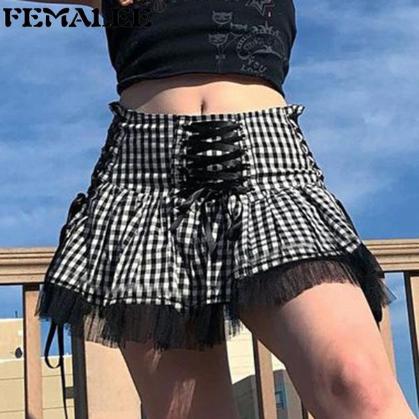 gothic y2k lace up pleated skirt checkered dark academia aesthetic vintage 90s streetwear plaid dance mini skirts, Black
gothic y2k lace up pleated skirt checkered dark academia aesthetic vintage 90s streetwear plaid dance mini skirts, Black