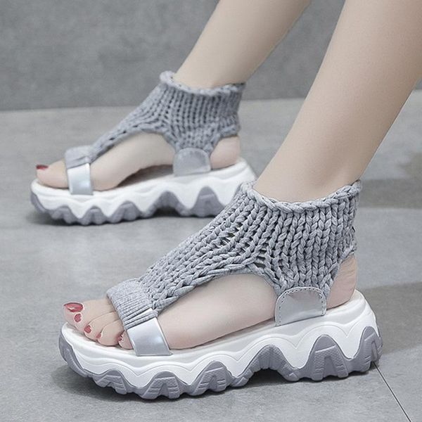 sandals summer shoes women flat platform thick sole height increasing 5cm fashion ladies footwear yx3373, Black
sandals summer shoes women flat platform thick sole height increasing 5cm fashion ladies footwear yx3373, Black