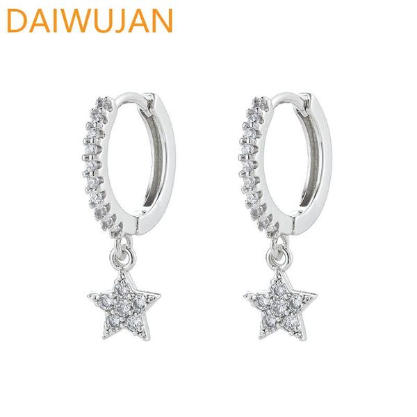 hoop & huggie daiwujan personalized 925 sterling silver star charm earrings for women luxury zircon round earring party jewelry, Golden;silver
hoop & huggie daiwujan personalized 925 sterling silver star charm earrings for women luxury zircon round earring party jewelry, Golden;silver