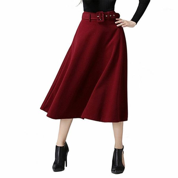 skirts 2021 spring autumn women faux wool midi with belt fashion vintage high waist woolen female streetwear casual skirt, Black
skirts 2021 spring autumn women faux wool midi with belt fashion vintage high waist woolen female streetwear casual skirt, Black