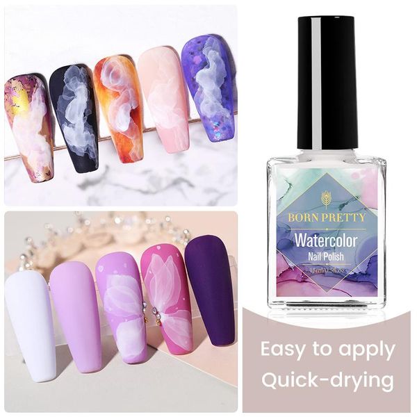 nail polish born pretty watercolor ink white blossoming effect nails art design natural air dry varnish manicuring
nail polish born pretty watercolor ink white blossoming effect nails art design natural air dry varnish manicuring
