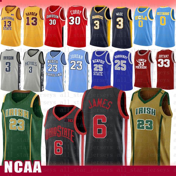 ohio state buckeyes 6 lebron 23 james ncaa university marquette golden eagles college dwyane 3 wade basketball jersey davidson wildcats coll, Black
ohio state buckeyes 6 lebron 23 james ncaa university marquette golden eagles college dwyane 3 wade basketball jersey davidson wildcats coll, Black