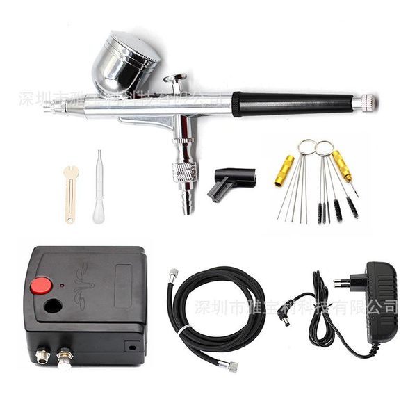 professional spray guns double-action gun with compression machine 0.3mm kit for manicure model/cake/car paint
professional spray guns double-action gun with compression machine 0.3mm kit for manicure model/cake/car paint
