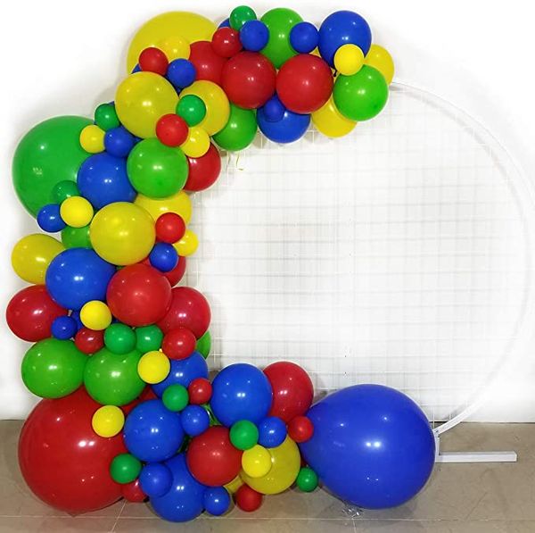 107pcs/lot circus carnival balloons garland blue green red yellow balloons arch for kids baby shower birthday party decorations
107pcs/lot circus carnival balloons garland blue green red yellow balloons arch for kids baby shower birthday party decorations