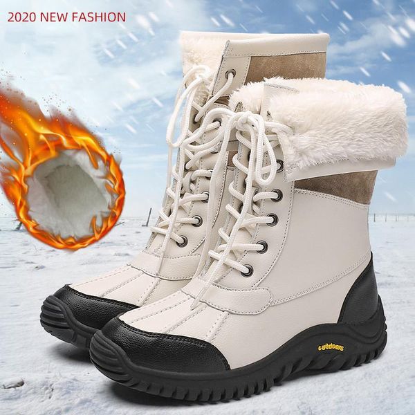 boots 2021 women winter platform leather snow warm push mid-calf lace-up comfortable waterproof booties, Black
boots 2021 women winter platform leather snow warm push mid-calf lace-up comfortable waterproof booties, Black