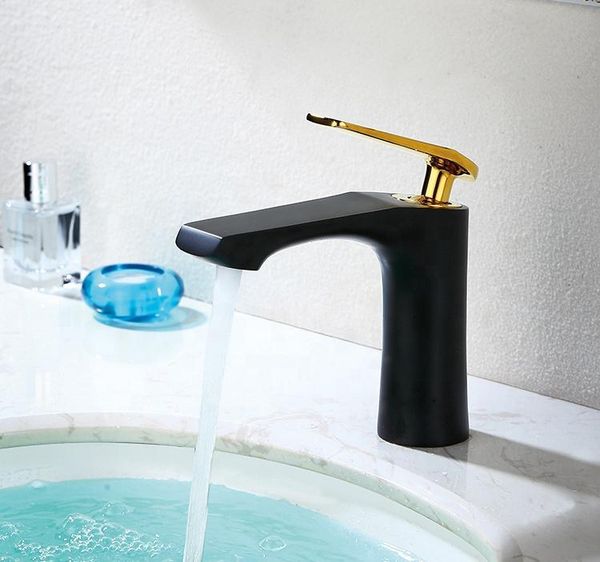 bathroom sink faucets design black brass faucet single hole handle basin mixer tap cold water copper high quality
bathroom sink faucets design black brass faucet single hole handle basin mixer tap cold water copper high quality