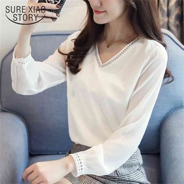 autumn fashion woman blouses long sleeve shirt women plus size solid chiffon blouse ladies blusa feminina 1184 40 210506, White
autumn fashion woman blouses long sleeve shirt women plus size solid chiffon blouse ladies blusa feminina 1184 40 210506, White